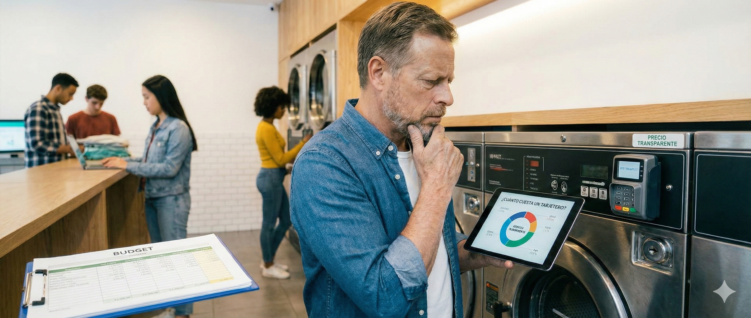 ¿Cuánto cuesta poner tarjetero en una lavandería autoservicio? (La verdad sobre los precios)